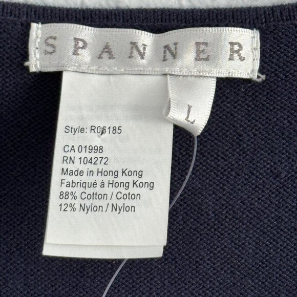 Spanner Sweater Tank Shell  Size Large Blue Women Top - Picture 8 of 12